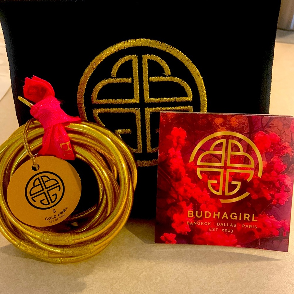 Buddha Girl Gold Bracelets
